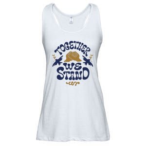 Together We Stand Support Ukraine Ladies Essential Flowy Tank