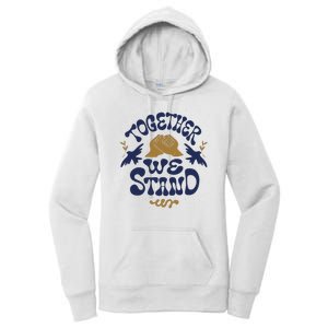 Together We Stand Support Ukraine Women's Pullover Hoodie