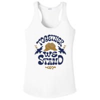 Together We Stand Support Ukraine Ladies PosiCharge Competitor Racerback Tank