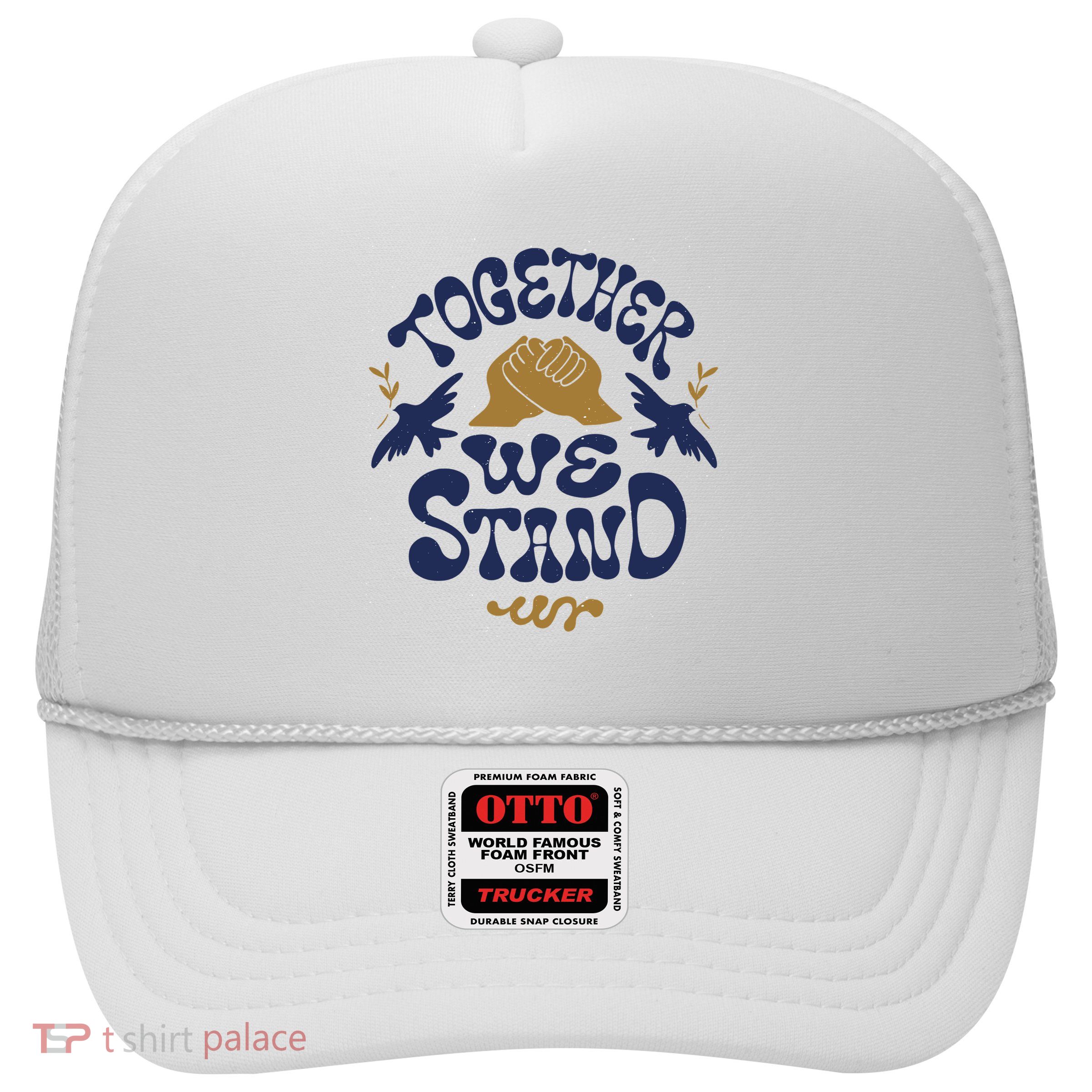 Together We Stand Support Ukraine Trucker Hat