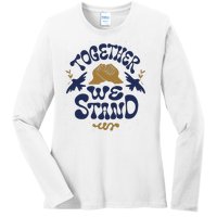 Together We Stand Support Ukraine Ladies Long Sleeve Shirt