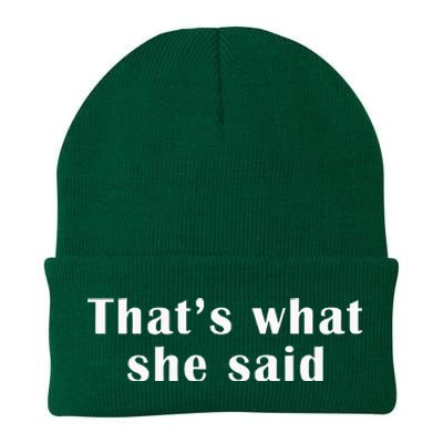 Thats What She Said Knit Cap Winter Beanie