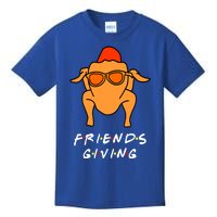 Turkey With Sunglasses Funny Gift Happy Friendsgiving Gift Kids T-Shirt