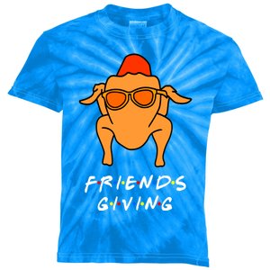 Turkey With Sunglasses Funny Gift Happy Friendsgiving Gift Kids Tie-Dye T-Shirt