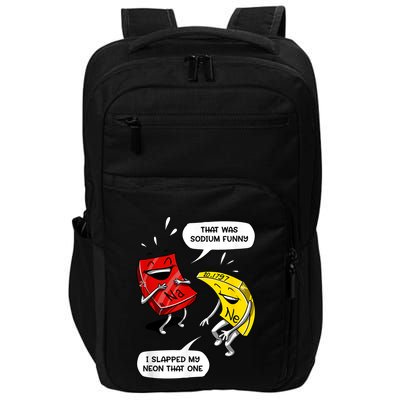 That Was Sodium Funny Geek Chemistry Science Joke Impact Tech Backpack
