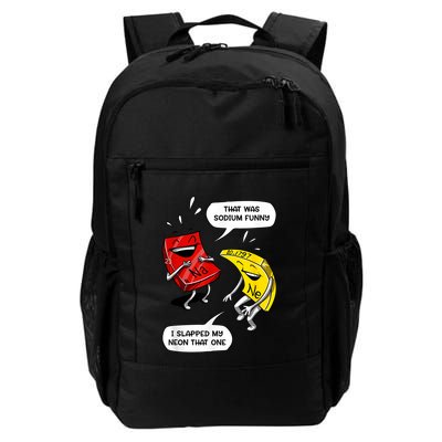 That Was Sodium Funny Geek Chemistry Science Joke Backpack