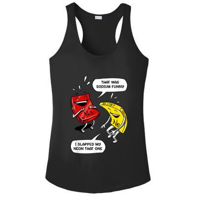 That Was Sodium Funny Geek Chemistry Science Joke Ladies PosiCharge Competitor Racerback Tank