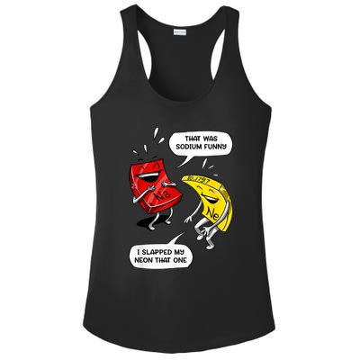 That Was Sodium Funny Geek Chemistry Science Joke Ladies PosiCharge Competitor Racerback Tank