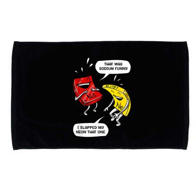 That Was Sodium Funny Geek Chemistry Science Joke Microfiber Hand Towel