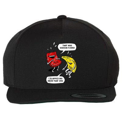 That Was Sodium Funny Geek Chemistry Science Joke Wool Snapback Cap