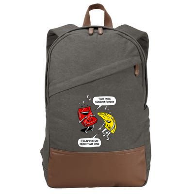 That Was Sodium Funny Geek Chemistry Science Joke Cotton Canvas Backpack