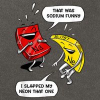 That Was Sodium Funny Geek Chemistry Science Joke Cotton Canvas Backpack
