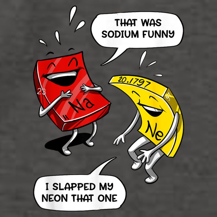 That Was Sodium Funny Geek Chemistry Science Joke Vector Backpack