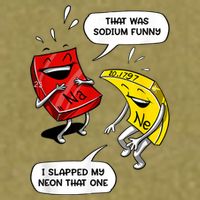 That Was Sodium Funny Geek Chemistry Science Joke Garment-Dyed Women's Muscle Tee