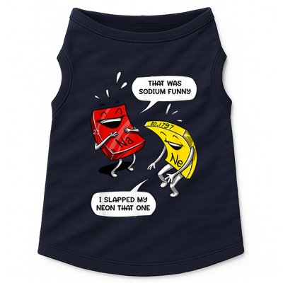 That Was Sodium Funny Geek Chemistry Science Joke Doggie Tank