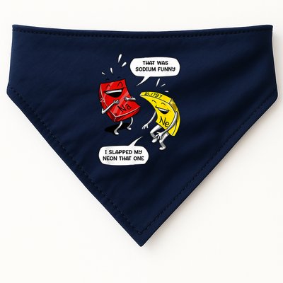 That Was Sodium Funny Geek Chemistry Science Joke USA-Made Doggie Bandana
