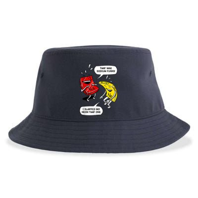 That Was Sodium Funny Geek Chemistry Science Joke Sustainable Bucket Hat