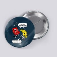 That Was Sodium Funny Geek Chemistry Science Joke Button