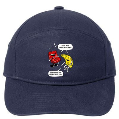 That Was Sodium Funny Geek Chemistry Science Joke 7-Panel Snapback Hat