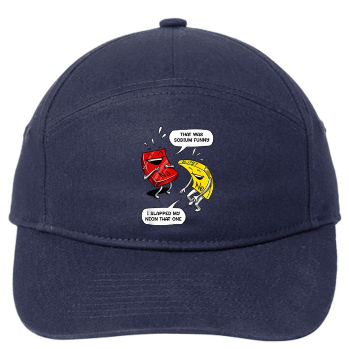 That Was Sodium Funny Geek Chemistry Science Joke 7-Panel Snapback Hat