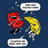 That Was Sodium Funny Geek Chemistry Science Joke 16 in Basic Backpack