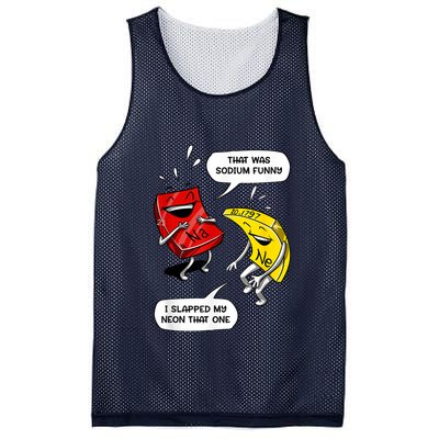 That Was Sodium Funny Geek Chemistry Science Joke Mesh Reversible Basketball Jersey Tank