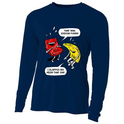 That Was Sodium Funny Geek Chemistry Science Joke Cooling Performance Long Sleeve Crew