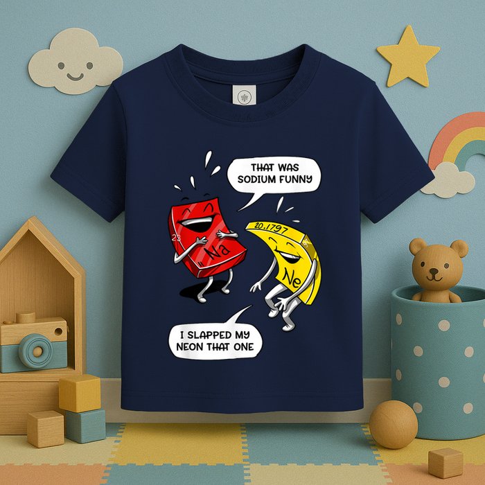 That Was Sodium Funny Geek Chemistry Science Joke Toddler T-Shirt