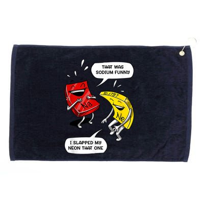 That Was Sodium Funny Geek Chemistry Science Joke Grommeted Golf Towel