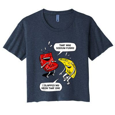 That Was Sodium Funny Geek Chemistry Science Joke Crop Top