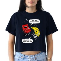 That Was Sodium Funny Geek Chemistry Science Joke Crop Top