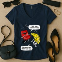 That Was Sodium Funny Geek Chemistry Science Joke Women's V-Neck T-Shirt