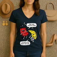 That Was Sodium Funny Geek Chemistry Science Joke Women's V-Neck T-Shirt