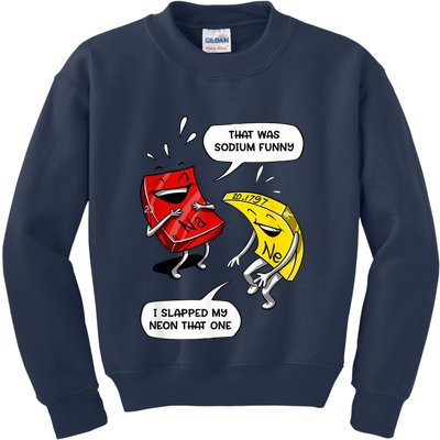 That Was Sodium Funny Geek Chemistry Science Joke Kids Sweatshirt