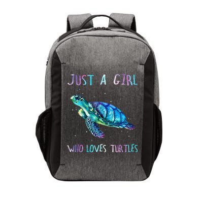 Turtle Watercolor Sea Ocean Just A Girl Who Loves Turtles Vector Backpack