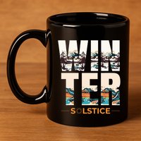 The Winter Solstice Yule  11oz C Handle Ceramic Mug