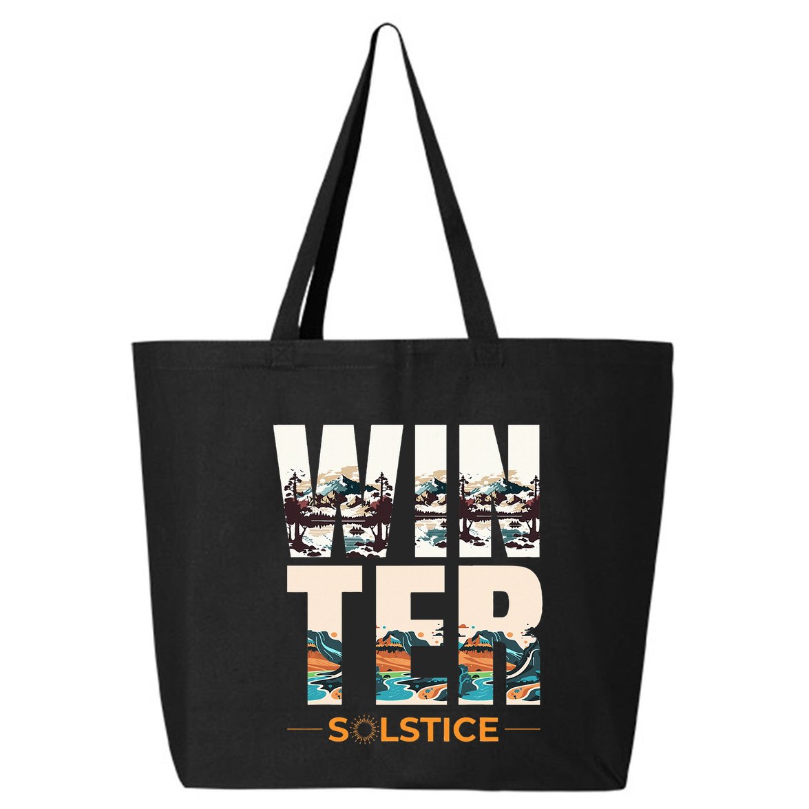 The Winter Solstice Yule  25L Jumbo Tote