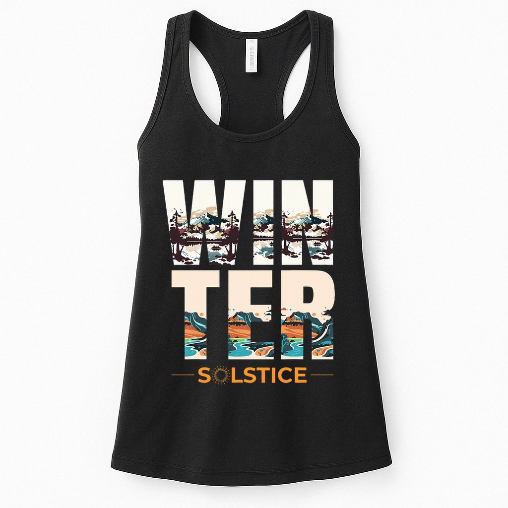 The Winter Solstice Yule  Womens Tank Top