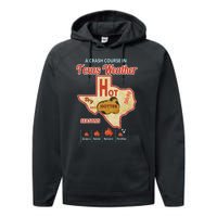 Texas Weather Summer Heat Wave Performance Fleece Hoodie