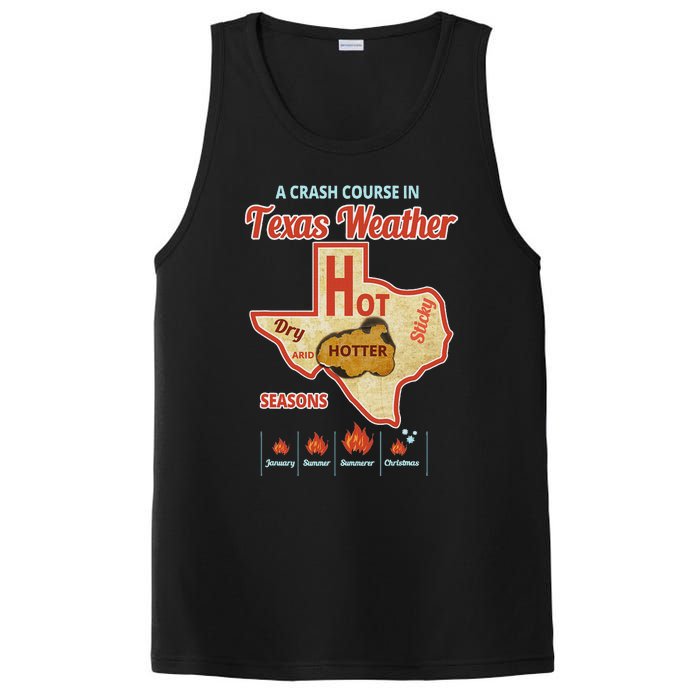 Texas Weather Summer Heat Wave PosiCharge Competitor Tank