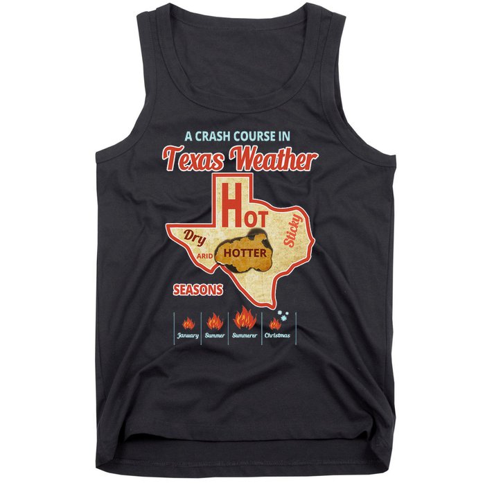 Texas Weather Summer Heat Wave Tank Top