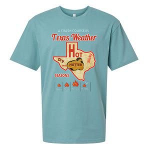 Texas Weather Summer Heat Wave Sueded Cloud Jersey T-Shirt