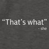 ThatS What She Said Funny Workplace Office Vector Backpack