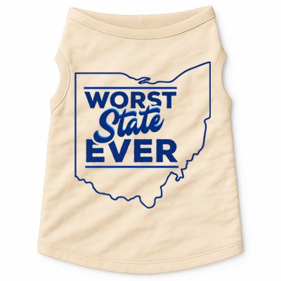 The Worst State Ever Is Ohio Doggie Tank