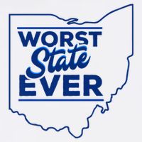 The Worst State Ever Is Ohio Garment-Dyed Sweatshirt