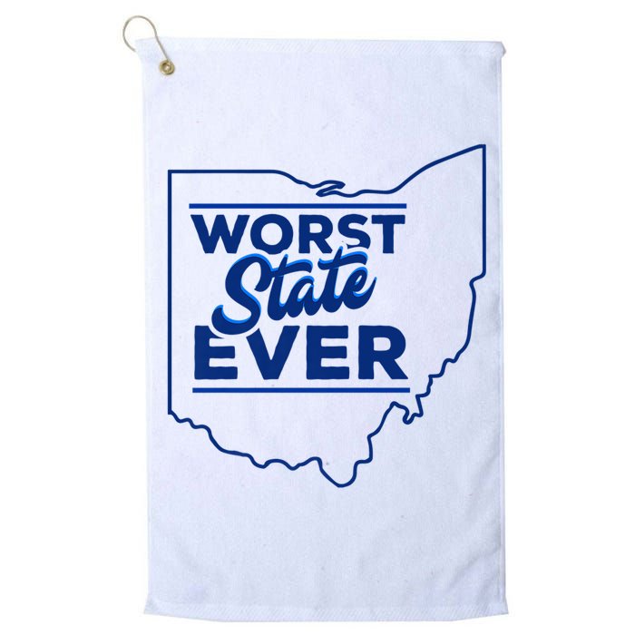 The Worst State Ever Is Ohio Golf Towel