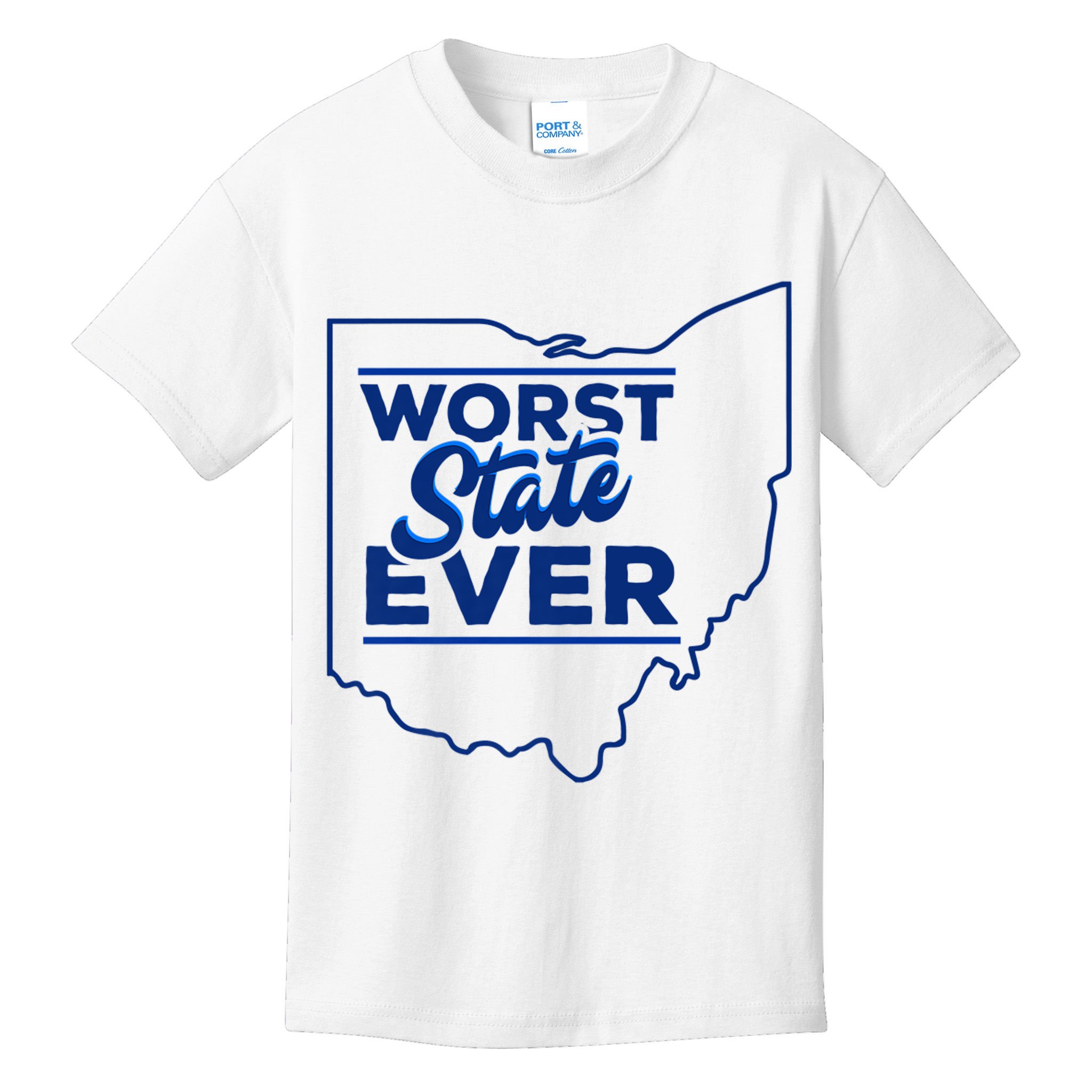 The Worst State Ever Is Ohio Kids T-Shirt