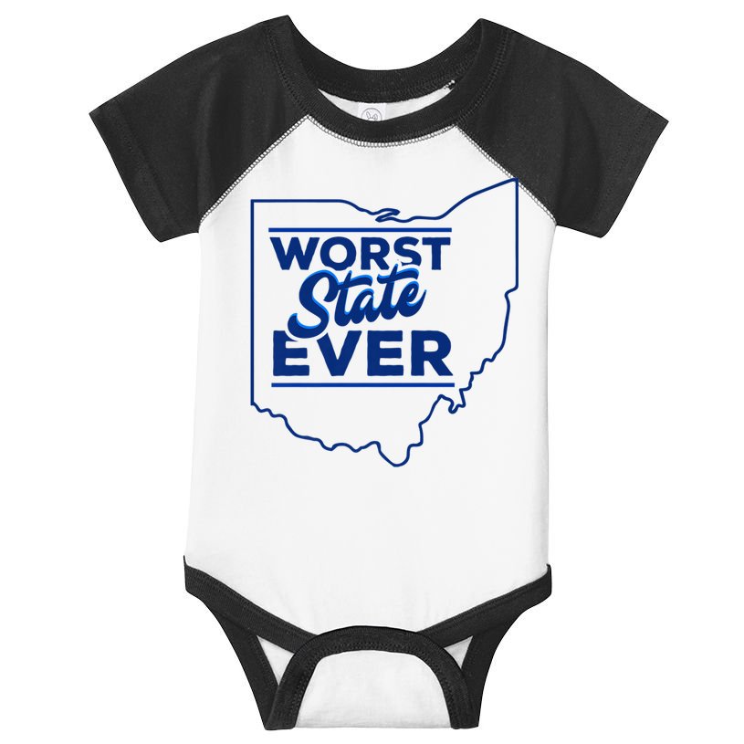 The Worst State Ever Is Ohio Infant Baby Jersey Bodysuit
