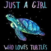 Turtle Watercolor Sea Ocean Just A Girl Who Loves Turtles Bucket Hat
