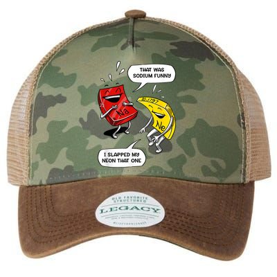 That Was Sodium Funny Geek Chemistry Science Joke Legacy Tie Dye Trucker Hat